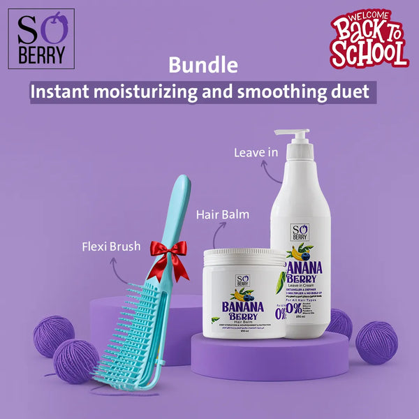 Instant moisturizing and smoothing duet